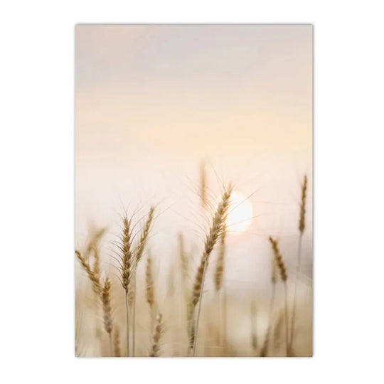 Tranquil Sunset Seascape Landscape Canvas Wall Art