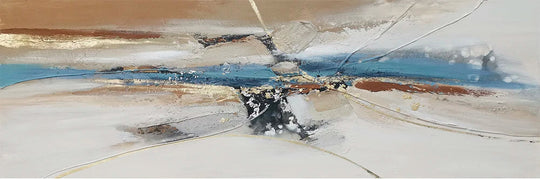 Modern Abstract Landscape Wide Format Canvas Wall Art Unframed