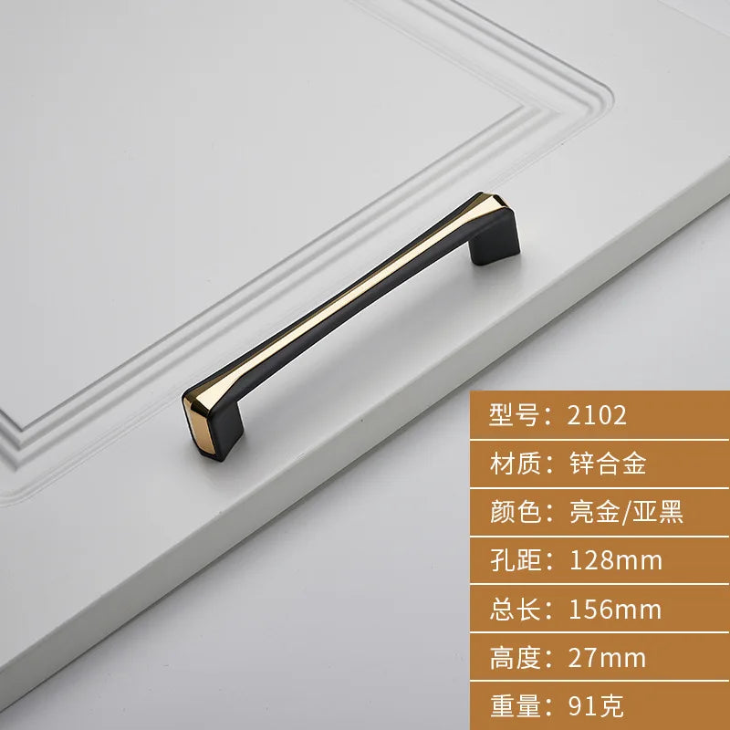 American Zinc Alloy Cabinet Handles – Solid Drawer & Wardrobe Pulls