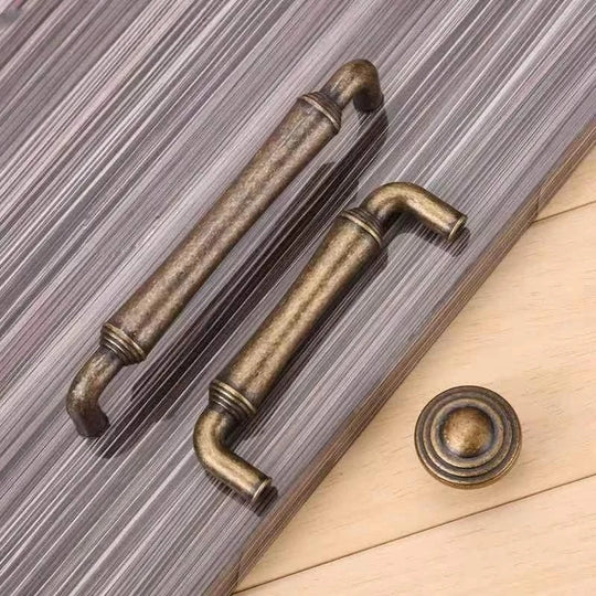 Antique Bronze Cabinet Handles – Retro Vintage Drawer Pulls