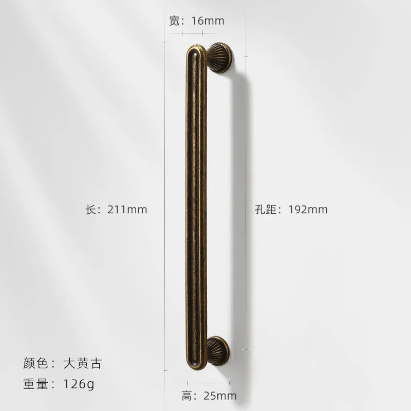 Antique Wardrobe Cabinet Handles – Retro Zinc Alloy Pulls and Knobs for Furniture