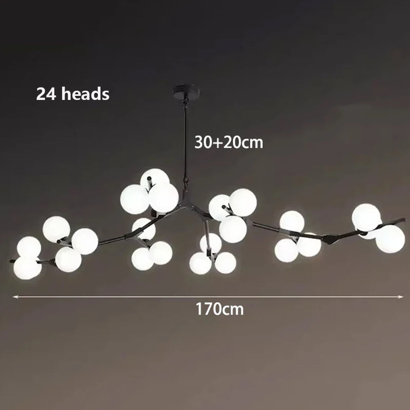 Modern Ceiling Chandelier Pendant Light for Dining & Living Room