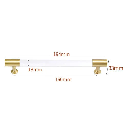 Transparent Acrylic Furniture Handles – Brass Pulls and Knobs for Furniture