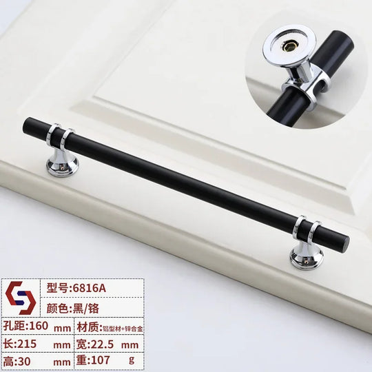 Modern T-Bar Cabinet Handles – Sleek Decorative Furniture Pulls