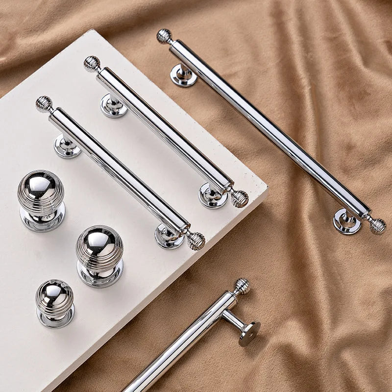 Polished Brass Cabinet Handles – PVD Gold and Chrome Knobs and Pulls for Furniture
