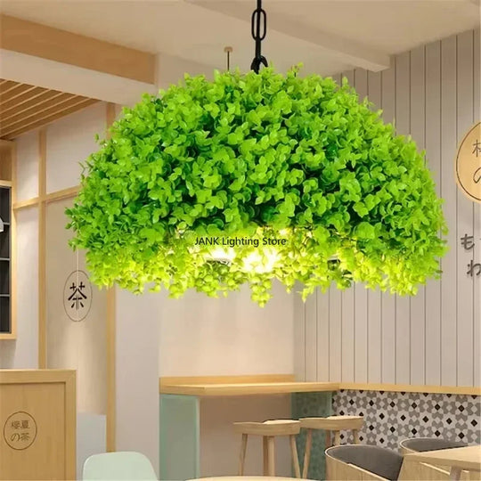 Designer Retro Industrial Imitation Plant Chandelier – LED Pendant Light