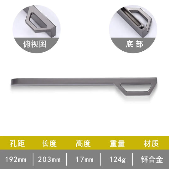 Gold and Pearl Grey Cabinet Handles – Modern Zinc Alloy Pulls for Furniture