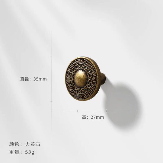Antique Wardrobe Cabinet Handles – Retro Zinc Alloy Pulls and Knobs for Furniture