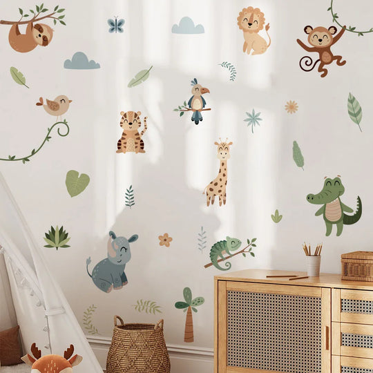 Safari Animal Wall Decals