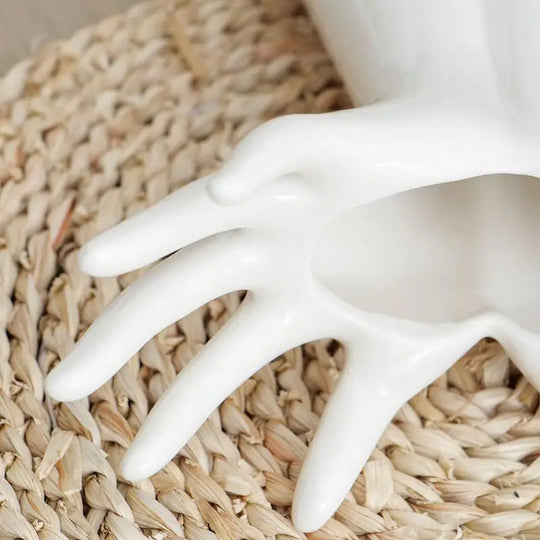 Hand Shaped Ceramic Vase Nordic Style