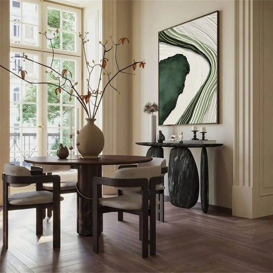 Large Format Abstract Flowing Textural Wall Art Canvas Print