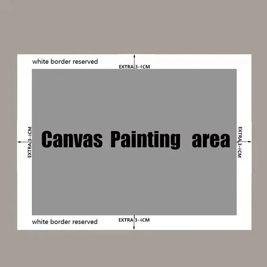 Large Neutral Abstract Canvas Wall Art Unframed