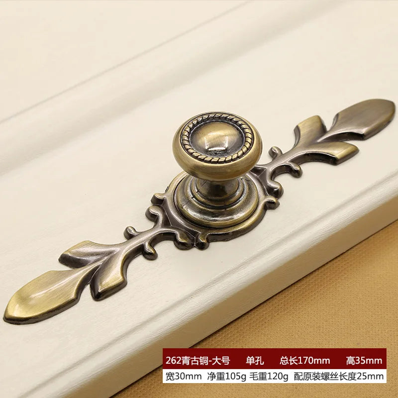 Retro Bronze Cabinet Handles – Antique Metal Drawer & Door Pulls