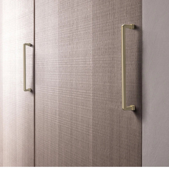 Modern European Gold and Gray Cabinet Handles – Zinc Alloy Drawer Pulls