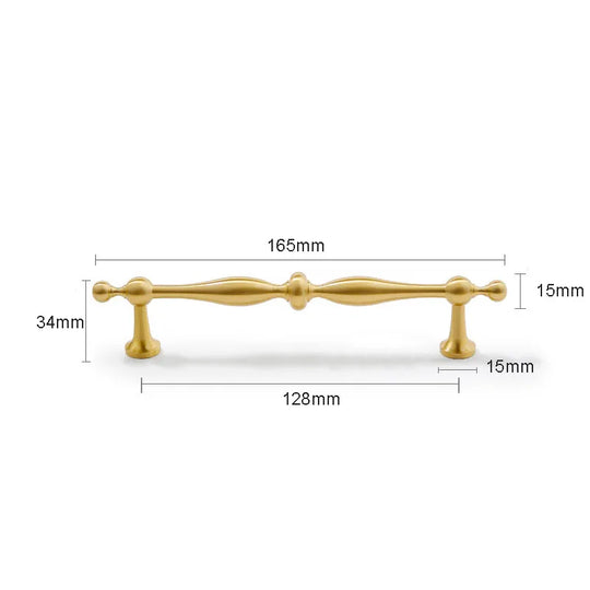 New Brass Cabinet Handles – Modern T-Bar Pulls and Knobs for Furniture