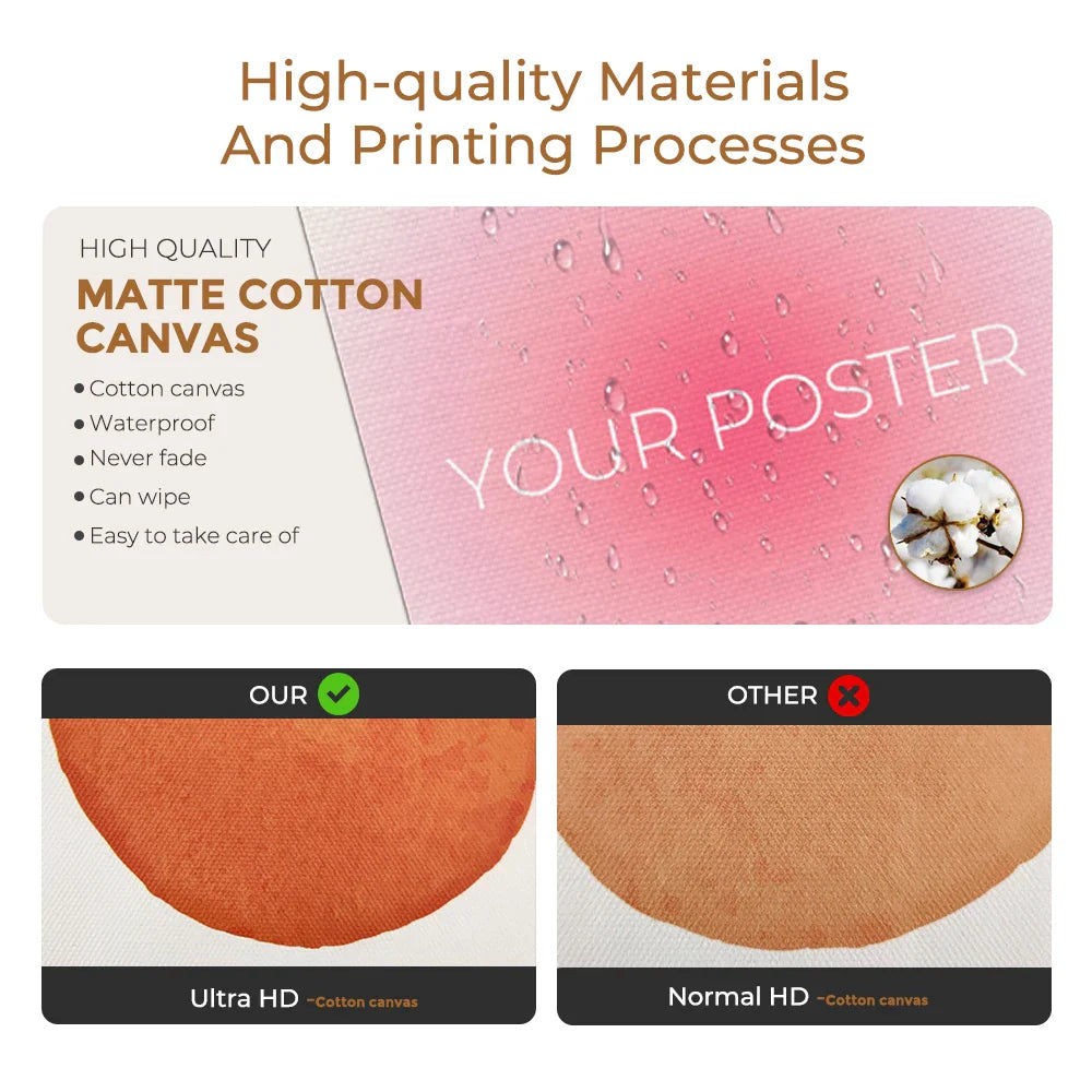 Leaves In The Moonlight Botanical Canvas Wall Art