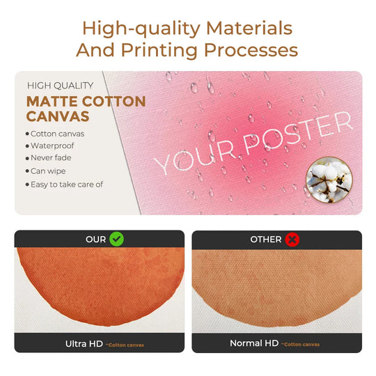 Leaves In The Moonlight Botanical Canvas Wall Art