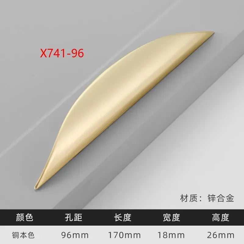 Modern Gold Kitchen Cupboard Handles – Decorative Chinese-Style Knobs