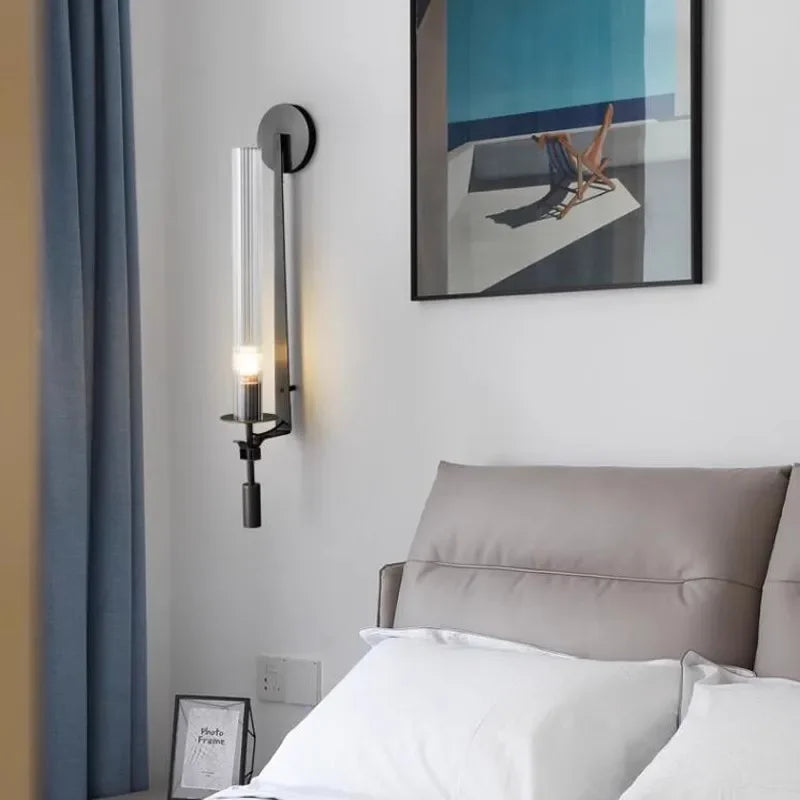 Modern Copper Wall Sconce for Living Room & Bedroom