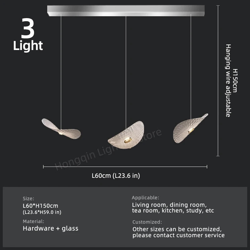 Modern Crystal Glass Stair Chandelier – High Ceiling Pendant Light