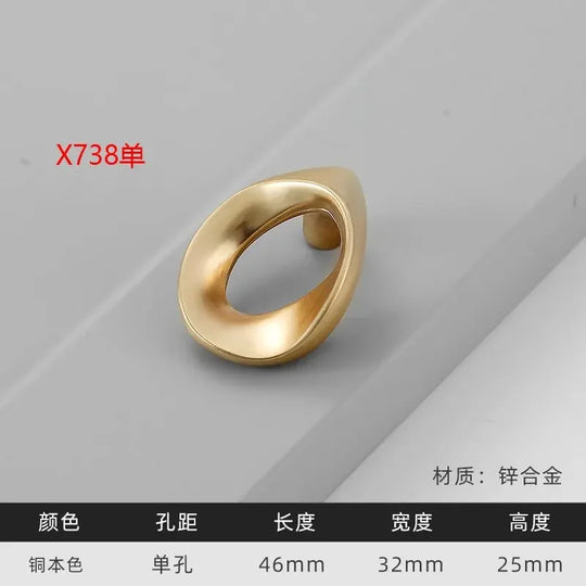 Modern Gold Kitchen Cupboard Handles – Decorative Chinese-Style Knobs