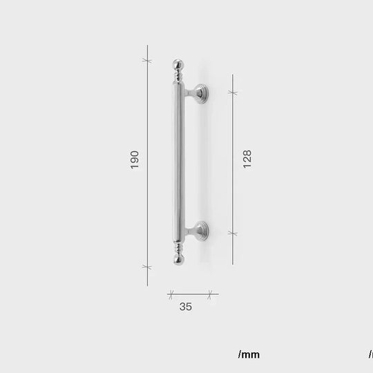 Polished Gold Brass Furniture Handles – French Luxury Pulls for Cabinets and Wardrobes