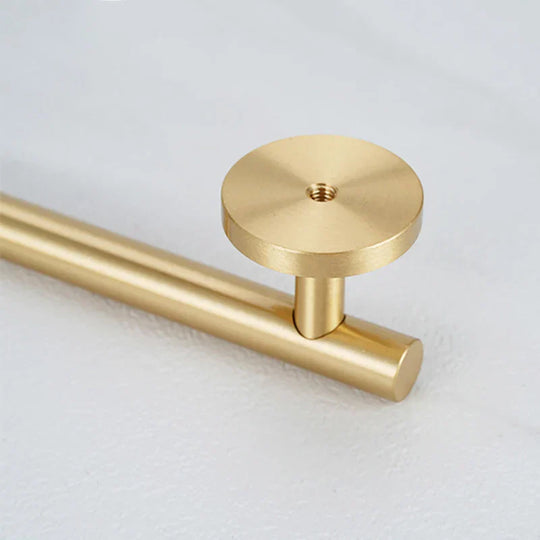 France Satin Gold Cabinet Handles – Solid Brass Pulls and Knobs for Furniture (130–510mm)