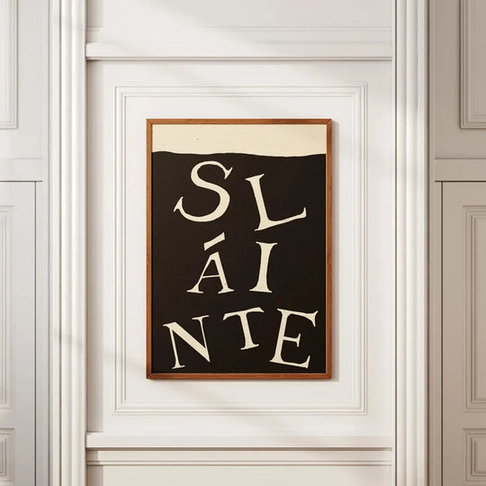 Modern Living Quotes Typographic Canvas Wall Art