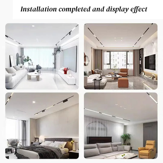 Smart Magnetic Track LED Light – Modern Dimmable Ceiling & Spot Lighting