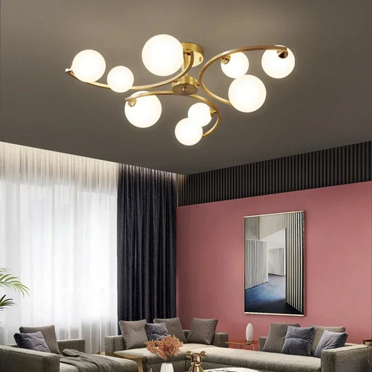 Designer Glass Ceiling Pendant Light for Living & Dining Room