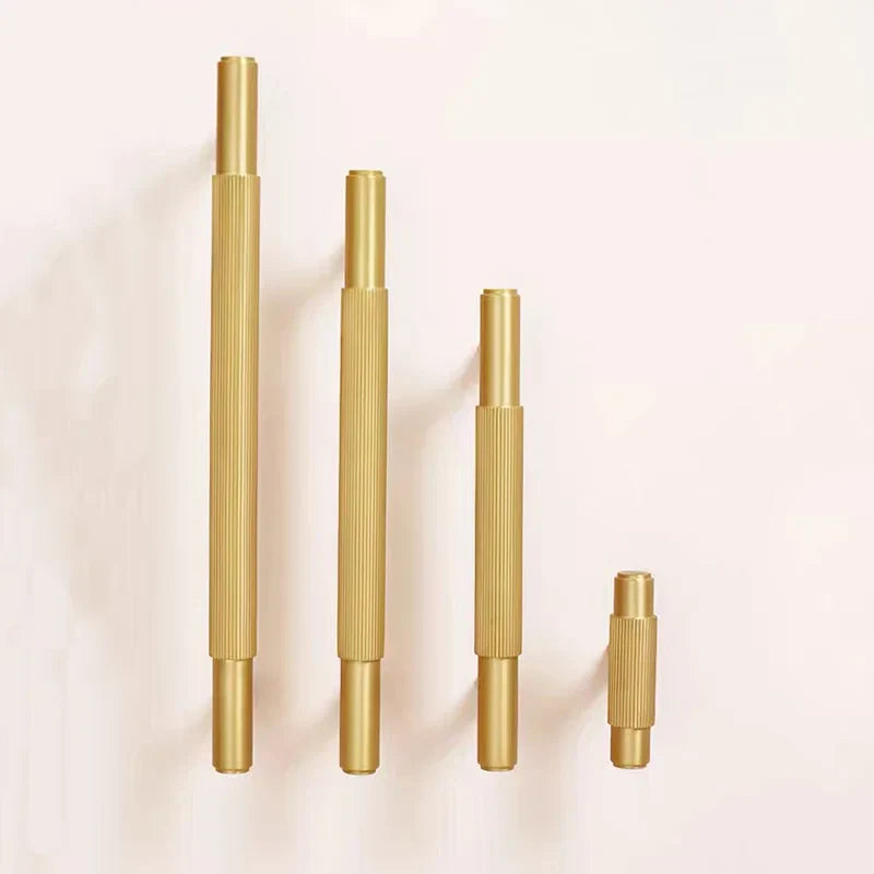 Brass Furniture Handles – Modern T-Bar Pulls for Cabinets and Wardrobes