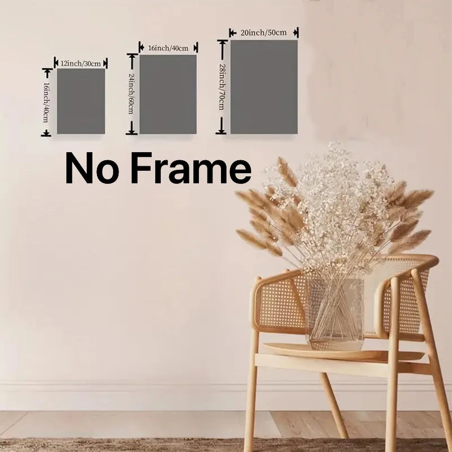 Misty Forest Landscape Canvas Wall Art Set of 3