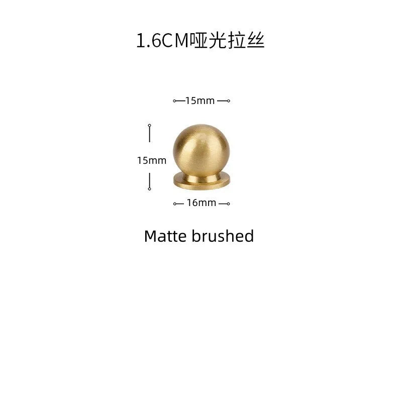 Brass Angel Cabinet Handles – Vintage Gold Knobs for Furniture