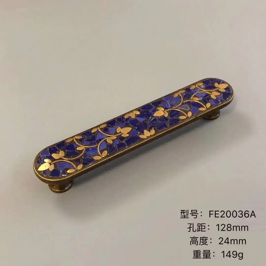 Ethnic Style Brass Art Handles – Vintage Pulls with Artistic Craftsmanship