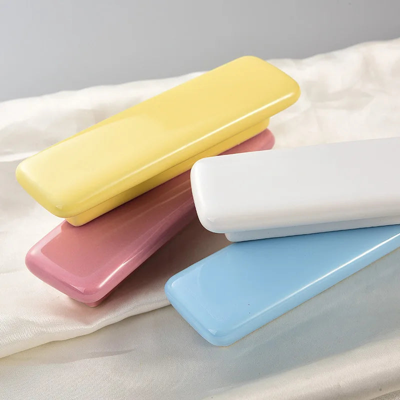 Macaron Series Ceramic Wardrobe Handles – Colorful Knobs for Furniture