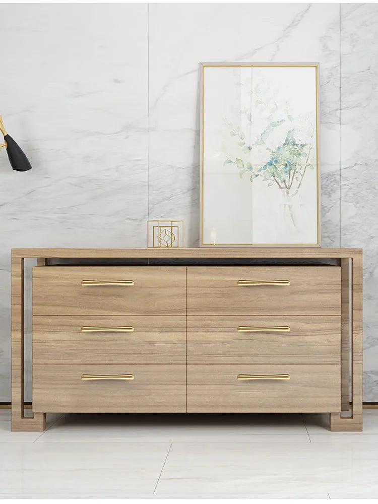 Solid Brass Cabinet Handles – Satin Brass Gold Pulls and Knobs for Furniture
