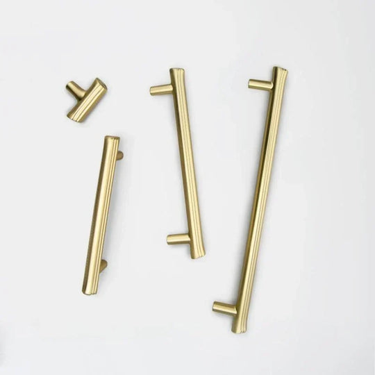Modern Brushed Gold Cabinet Handles – Zinc Alloy Drawer Pulls