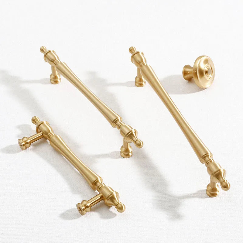 Brass Furniture Handles – French-Style Pulls and Knobs for Cabinets and Wardrobes