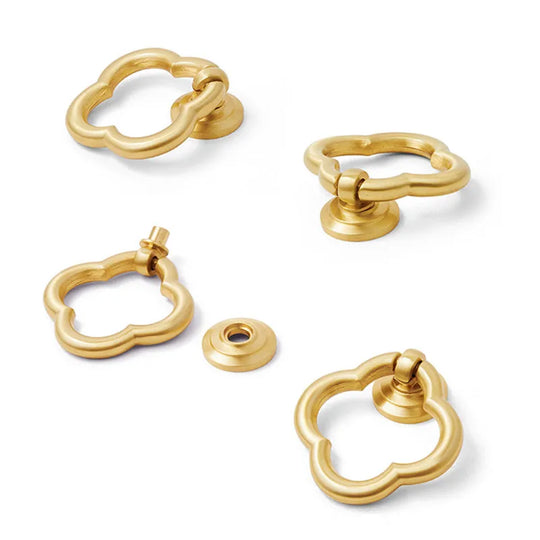 Brass Dropping Handles (Set of 2) – Modern Cabinet & Wardrobe Pulls
