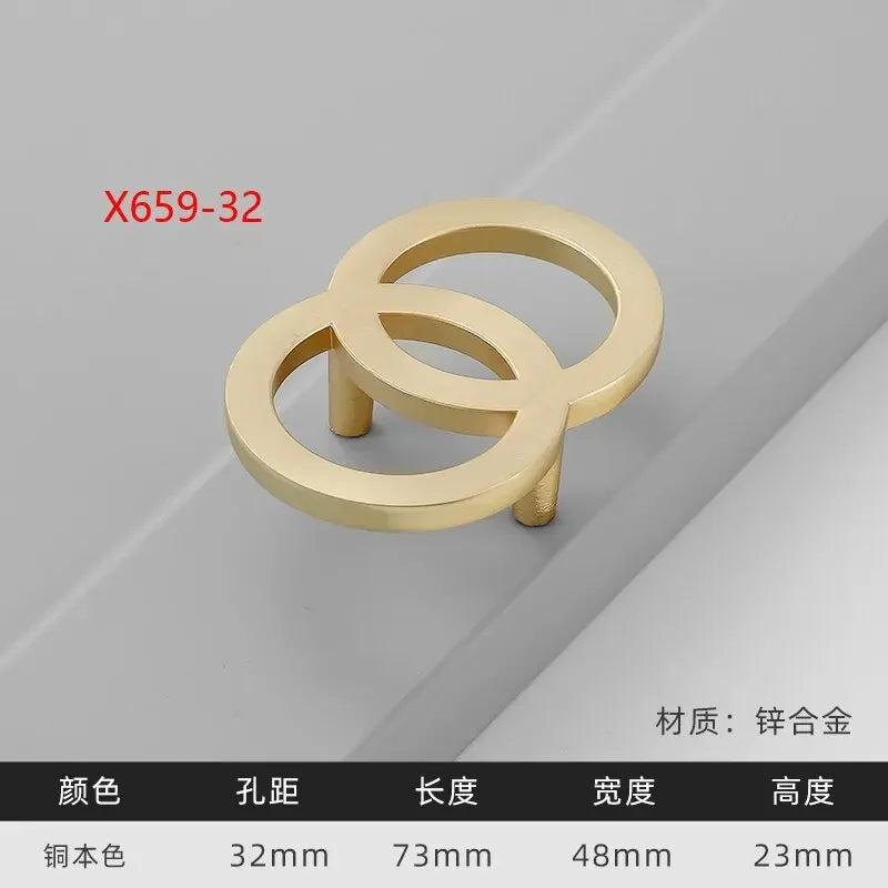 Modern Gold Kitchen Cupboard Handles – Decorative Chinese-Style Knobs