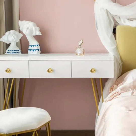 Brass Angel Cabinet Handles – Vintage Gold Knobs for Furniture