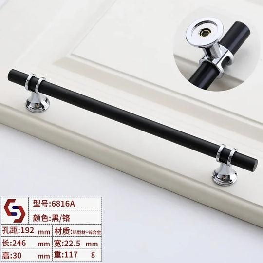 Modern T-Bar Cabinet Handles – Sleek Decorative Furniture Pulls
