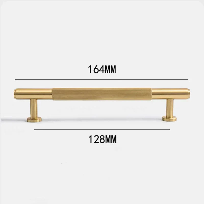 American Style Brass Cabinet Handles – Light Luxury Door Pulls for Furniture