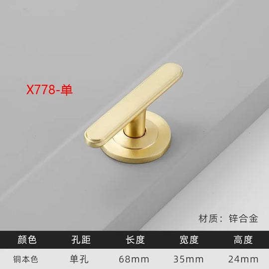 Modern Gold Kitchen Cupboard Handles – Decorative Chinese-Style Knobs