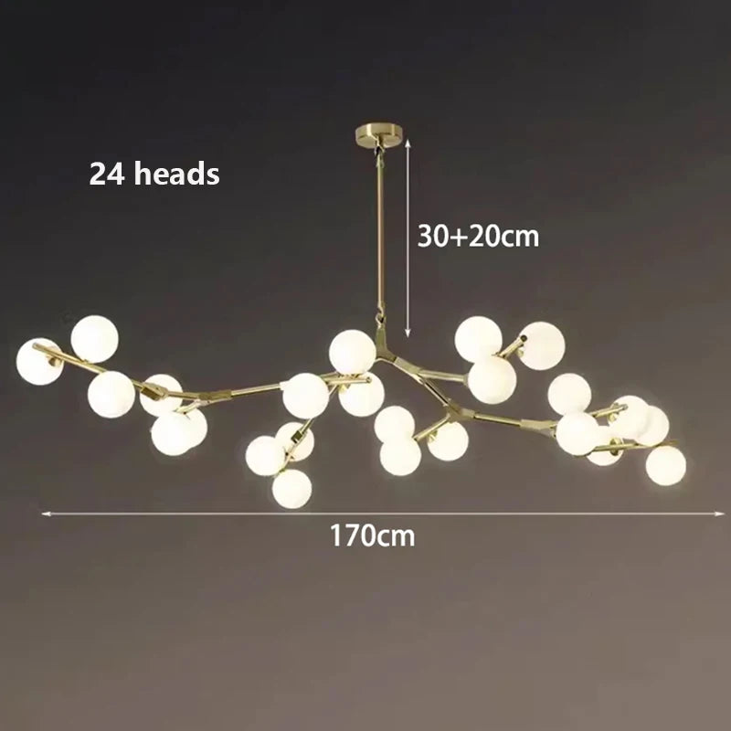 Modern Ceiling Chandelier Pendant Light for Dining & Living Room