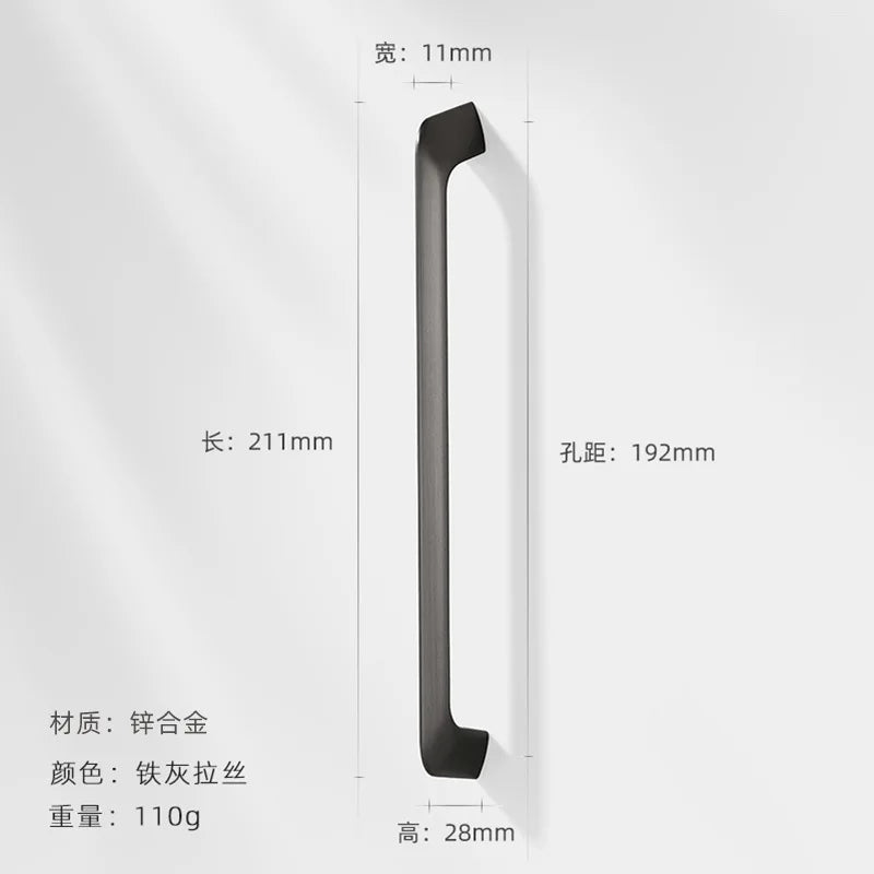 Modern Zinc Alloy Cabinet Handles – Kitchen Drawer Knobs