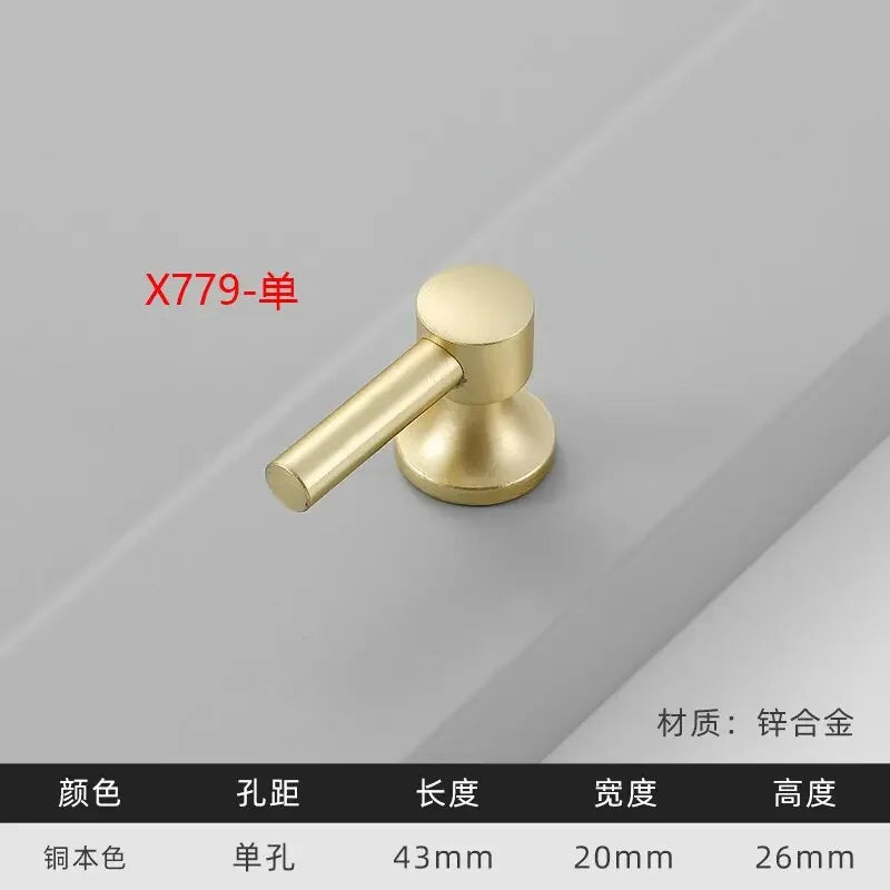 Modern Gold Kitchen Cupboard Handles – Decorative Chinese-Style Knobs