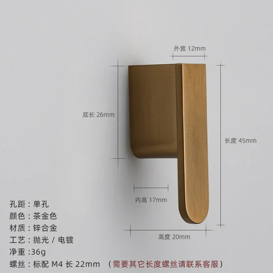 Luxury Zinc Alloy Cabinet Handles – Modern Drawer Pulls