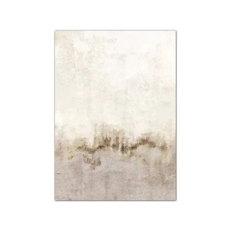Minimalist Landscape Abstract Canvas Wall Art Print