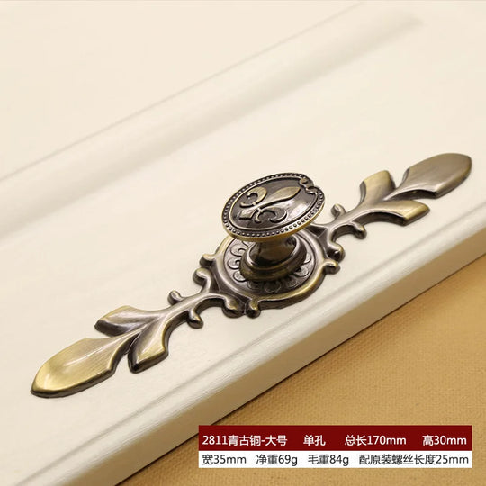 Retro Bronze Cabinet Handles – Antique Metal Drawer & Door Pulls
